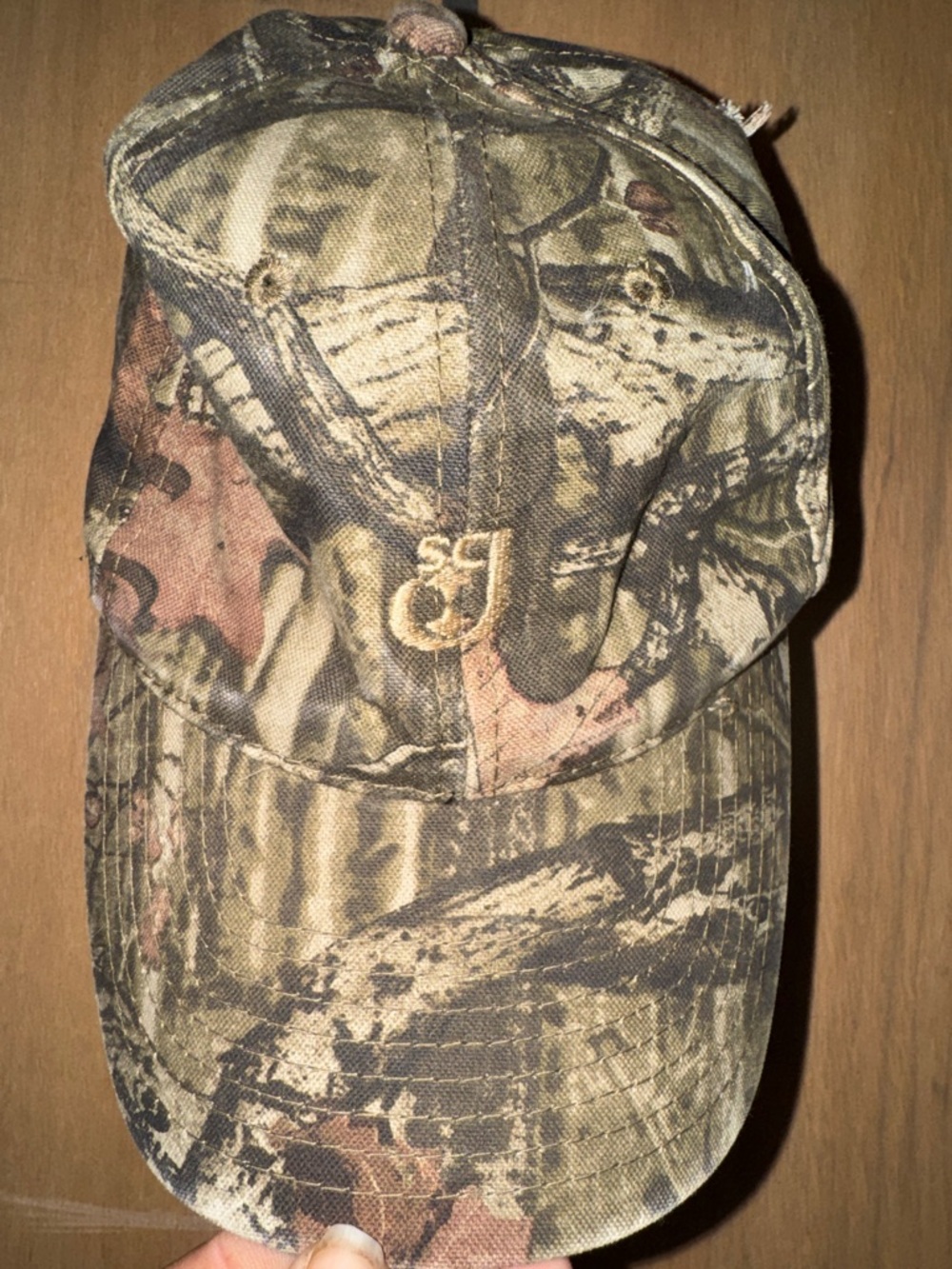 SC Johnson Embroidered  Logo Promotional Camo Baseball Cap OSFM